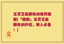 玉灵芝面膜收纳推荐图解(「图解」玉灵芝面膜收纳妙招，懒人必备！)