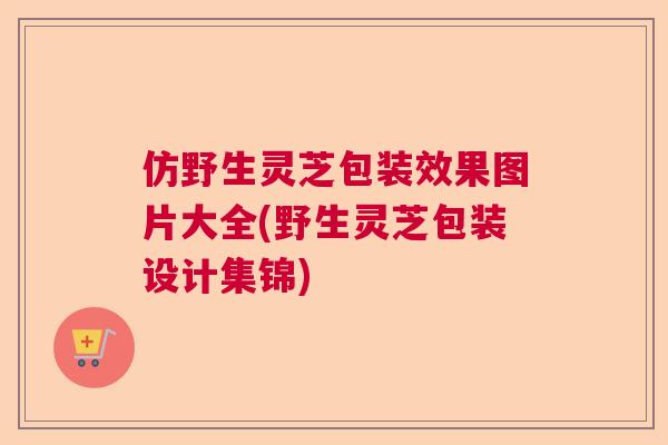 仿野生灵芝包装效果图片大全(野生灵芝包装设计集锦)