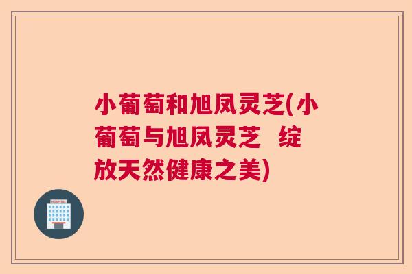 小葡萄和旭凤灵芝(小葡萄与旭凤灵芝  绽放天然健康之美)