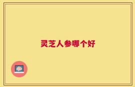 灵芝人参哪个好