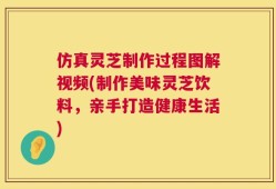 仿真灵芝制作过程图解视频(制作美味灵芝饮料，亲手打造健康生活)