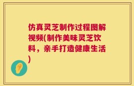 仿真灵芝制作过程图解视频(制作美味灵芝饮料，亲手打造健康生活)