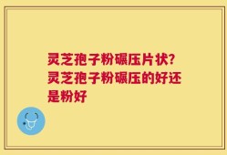 灵芝孢子粉碾压片状？灵芝孢子粉碾压的好还是粉好