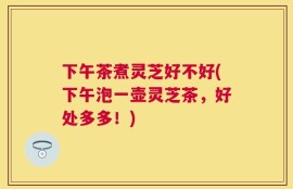 下午茶煮灵芝好不好(下午泡一壶灵芝茶，好处多多！)