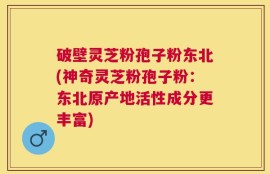 破壁灵芝粉孢子粉东北(神奇灵芝粉孢子粉：东北原产地活性成分更丰富)