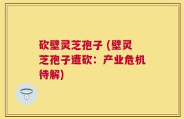 砍壁灵芝孢子 (壁灵芝孢子遭砍：产业危机待解)