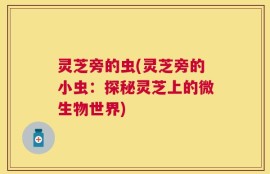 灵芝旁的虫(灵芝旁的小虫：探秘灵芝上的微生物世界)