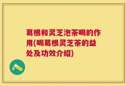 葛根和灵芝泡茶喝的作用(喝葛根灵芝茶的益处及功效介绍)