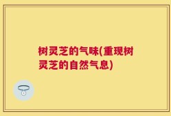 树灵芝的气味(重现树灵芝的自然气息)