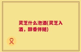 灵芝什么泡酒(灵芝入酒，醇香伴随)