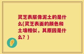灵芝表层像泥土的是什么(灵芝表面的颜色和土壤相似，其原因是什么？)