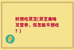 好想吃灵芝(灵芝美味又营养，你怎能不想吃？)