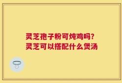灵芝孢子粉可炖鸡吗？灵芝可以搭配什么煲汤
