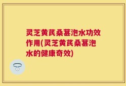 灵芝黄芪桑葚泡水功效作用(灵芝黄芪桑葚泡水的健康奇效)