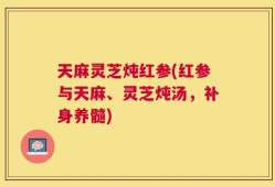 天麻灵芝炖红参(红参与天麻、灵芝炖汤，补身养髓)