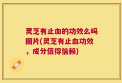 灵芝有止血的功效么吗图片(灵芝有止血功效，成分值得信赖)