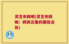 灵芝市网吧(灵芝市网咖：网民云集的最佳去处)