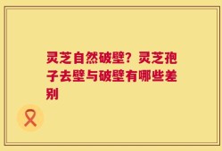 灵芝自然破壁？灵芝孢子去壁与破壁有哪些差别