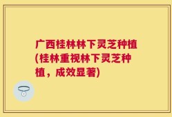 广西桂林林下灵芝种植(桂林重视林下灵芝种植，成效显著)