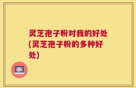 灵芝孢子粉对我的好处(灵芝孢子粉的多种好处)