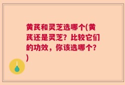 黄芪和灵芝选哪个(黄芪还是灵芝？比较它们的功效，你该选哪个？)