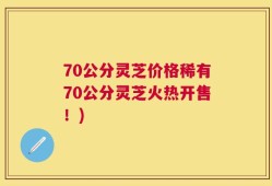 70公分灵芝价格稀有70公分灵芝火热开售！)