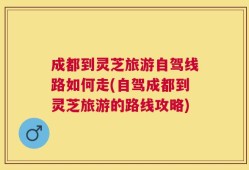 成都到灵芝旅游自驾线路如何走(自驾成都到灵芝旅游的路线攻略)