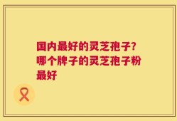 国内最好的灵芝孢子？哪个牌子的灵芝孢子粉最好
