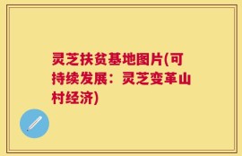 灵芝扶贫基地图片(可持续发展：灵芝变革山村经济)