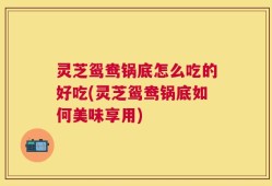灵芝鸳鸯锅底怎么吃的好吃(灵芝鸳鸯锅底如何美味享用)