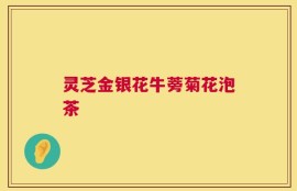灵芝金银花牛蒡菊花泡茶