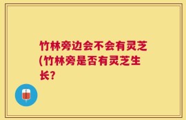 竹林旁边会不会有灵芝(竹林旁是否有灵芝生长？