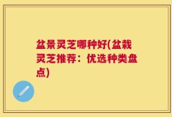 盆景灵芝哪种好(盆栽灵芝推荐：优选种类盘点)