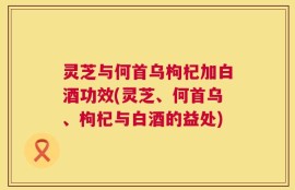 灵芝与何首乌枸杞加白酒功效(灵芝、何首乌、枸杞与白酒的益处)