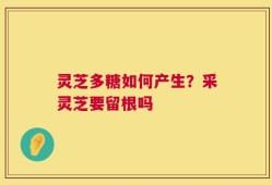 灵芝多糖如何产生？采灵芝要留根吗