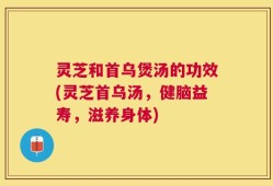 灵芝和首乌煲汤的功效(灵芝首乌汤，健脑益寿，滋养身体)