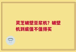 灵芝破壁豆浆机？破壁机到底值不值得买