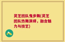 灵芝团队曳步舞(灵芝团队热舞演绎，融合魅力与技艺)