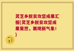 灵芝乡脱贫攻坚成果汇报(灵芝乡脱贫攻坚成果斐然，展现新气象！)