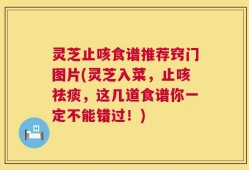 灵芝止咳食谱推荐窍门图片(灵芝入菜，止咳祛痰，这几道食谱你一定不能错过！)