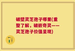 破壁灵芝孢子哪里(重整了解，破嵌奇灵——灵芝孢子价值呈现)