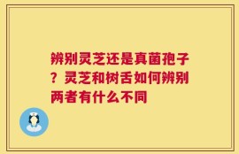 辨别灵芝还是真菌孢子？灵芝和树舌如何辨别两者有什么不同