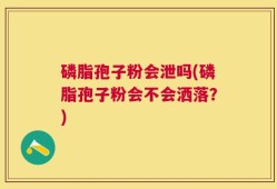 磷脂孢子粉会泄吗(磷脂孢子粉会不会洒落？)