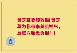 灵芝草美颜效果(灵芝草为你带来美肌神气，五脏六腑无负担！)