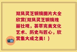双凤灵芝铜镜图片大全欣赏(双凤灵芝铜镜瑰丽壮观，荟萃完美文化艺术、历史与匠心，欣赏集大成之美！)