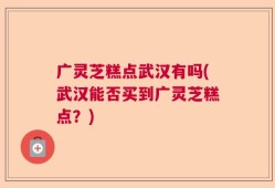 广灵芝糕点武汉有吗(武汉能否买到广灵芝糕点？)
