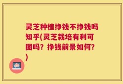 灵芝种植挣钱不挣钱吗知乎(灵芝栽培有利可图吗？挣钱前景如何？)