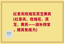 红景天玫瑰花灵芝黄芪(红景天、玫瑰花、灵芝、黄芪——滋补四宝，提高免疫力)