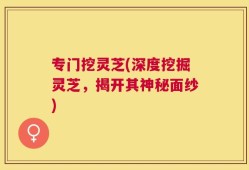专门挖灵芝(深度挖掘灵芝，揭开其神秘面纱)
