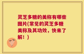 灵芝多糖的美称有哪些图片(常见的灵芝多糖美称及其功效，快来了解！)